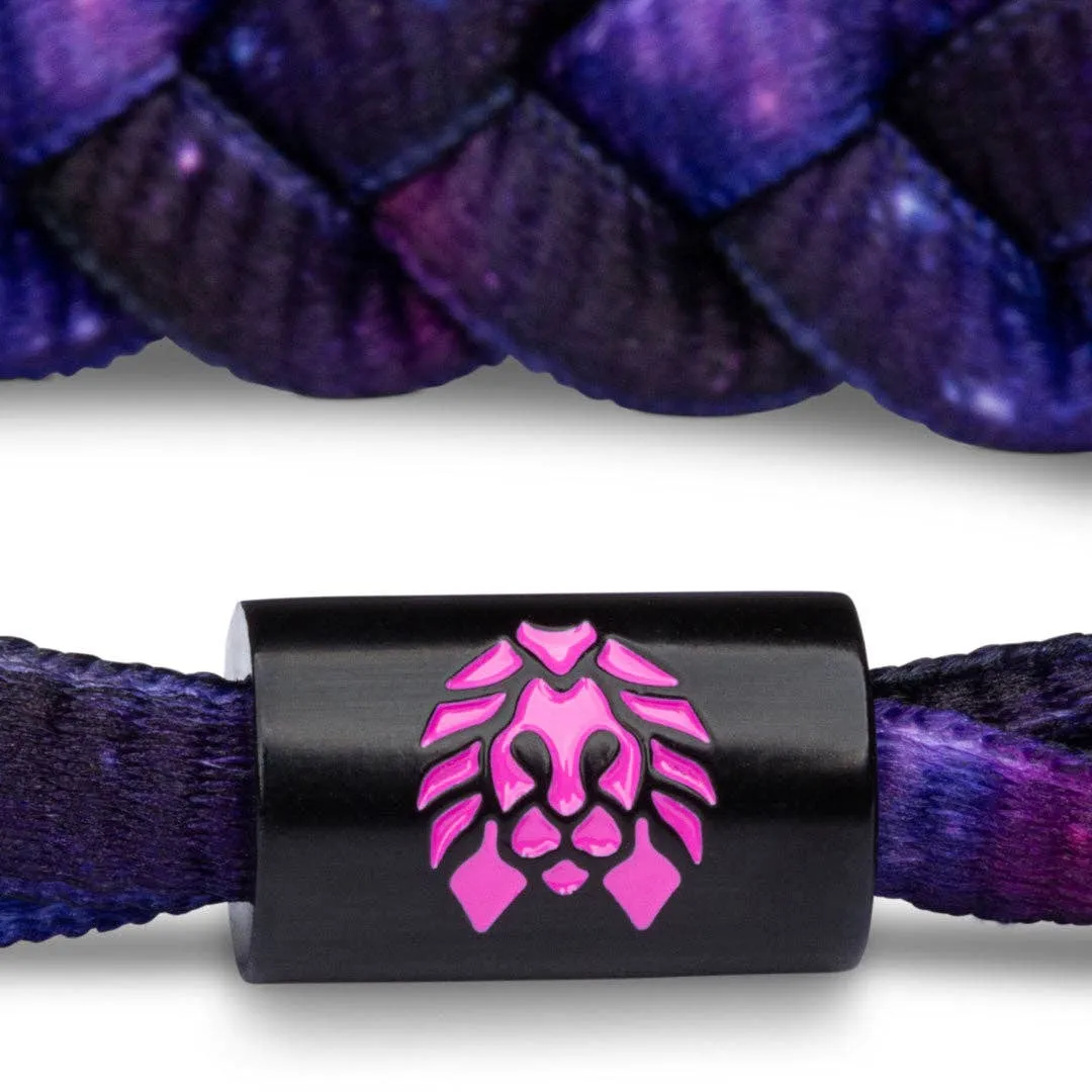 Solid Printed Bracelet: Asphalt / Medium/Large