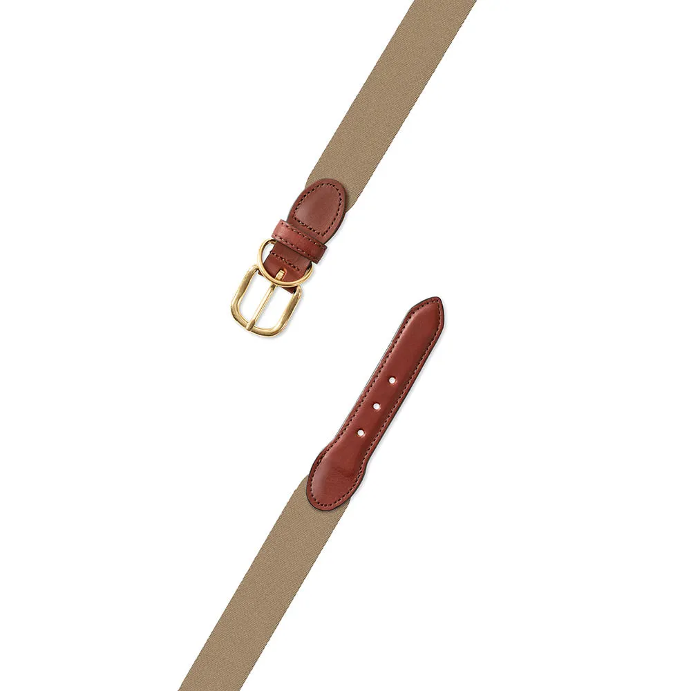 Tan Belgian Surcingle Dog Collar