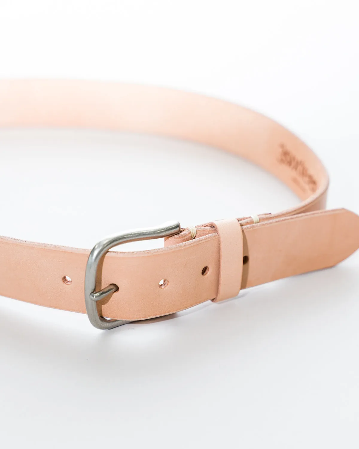 Tochigi Veg Tan Belt - Natural