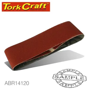 TORK CRAFT SANDING BELT 100 X 530MM 120GRIT 2/PACK ABR14120