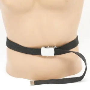 U.S-style Standard Cotton Webbing Belt. 30mm. New. Black.