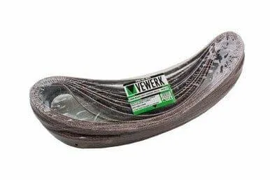 VEWERK 25 Mixed Grit Sanding Belts 10mm X 600mm 60 80 100 120 Grit 9043