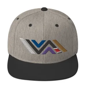 Vida Icon (Full Color) Flat Brim Snapback Hat