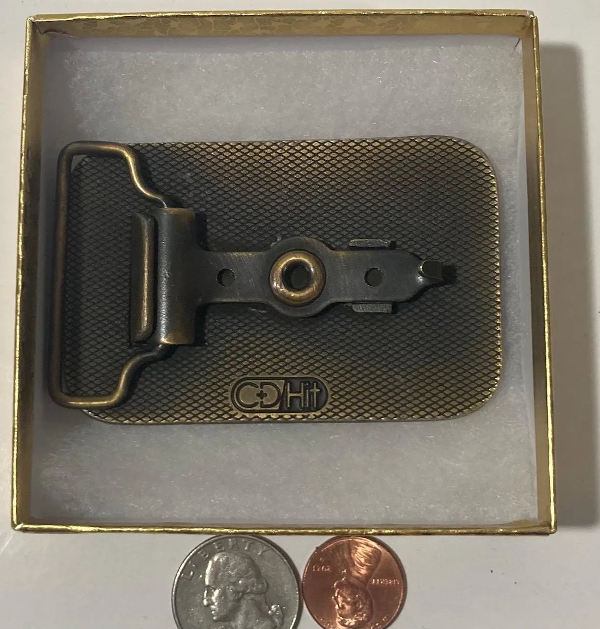 Vintage Metal Belt Buckle, Brass, Maricopa County, Arizona, Safety Award, Nice Western Style Design