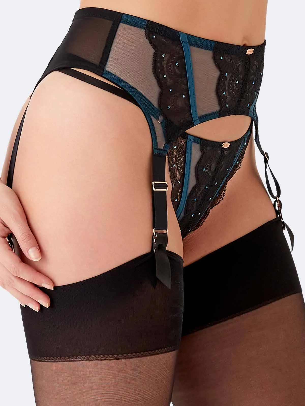 VIP Confession Lace Garter Belt