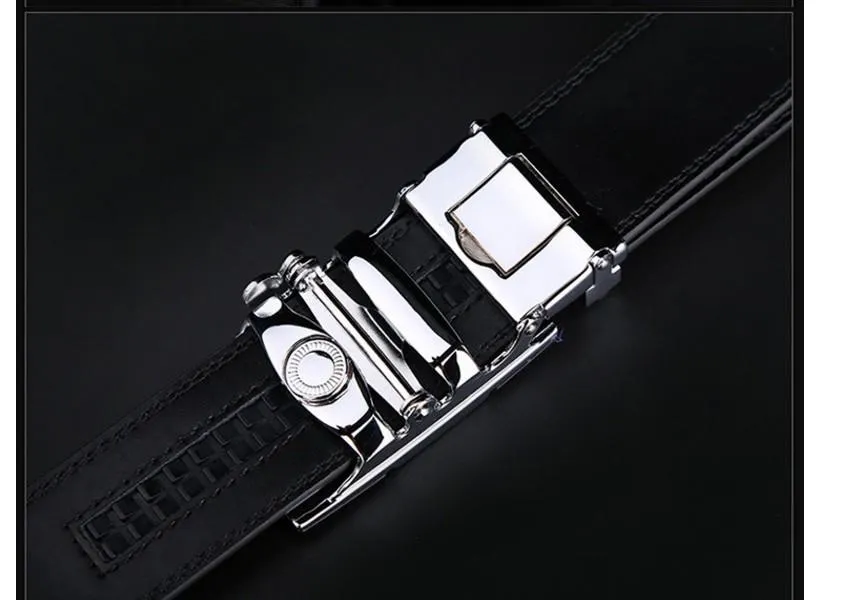 West Louis Cowskin Genuine Luxury Leather Belt