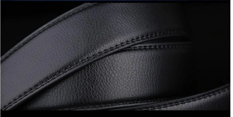 West Louis Cowskin Genuine Luxury Leather Belt