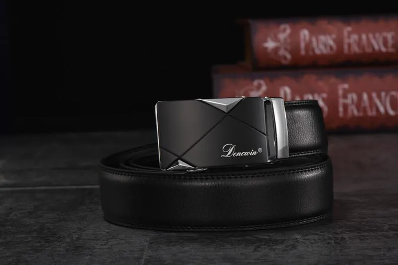West Louis Cowskin Genuine Luxury Leather Belt