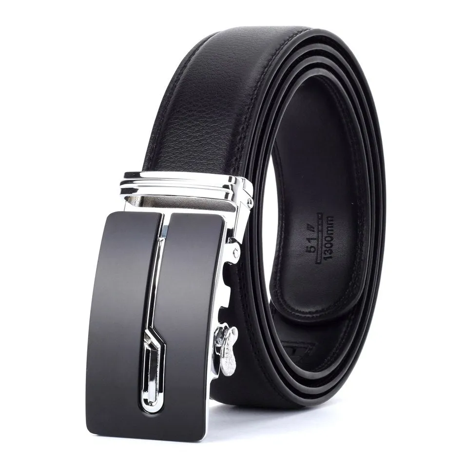 West Louis Designer Buckle Leather Belt