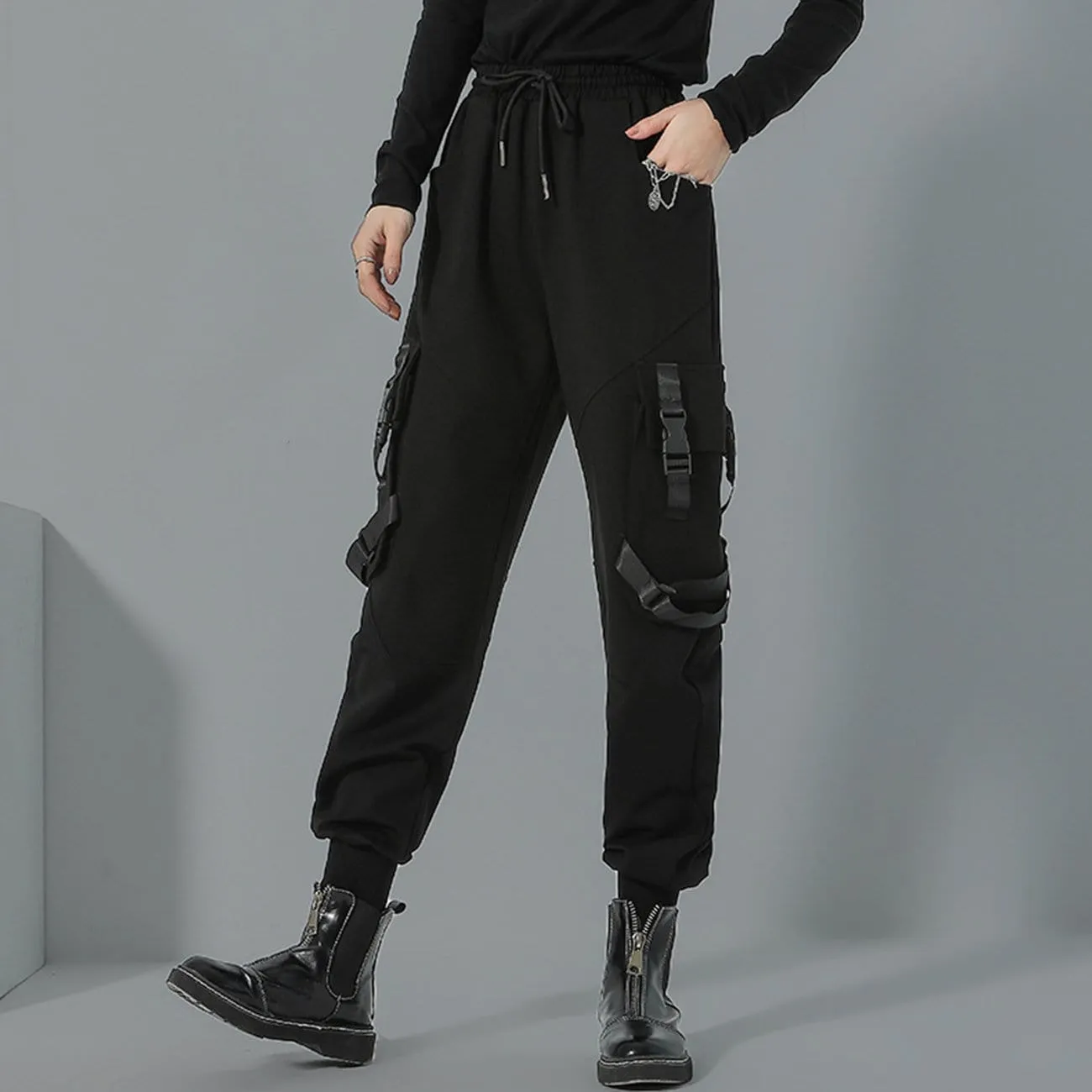 WLS Techwear Ribbons Function Pants