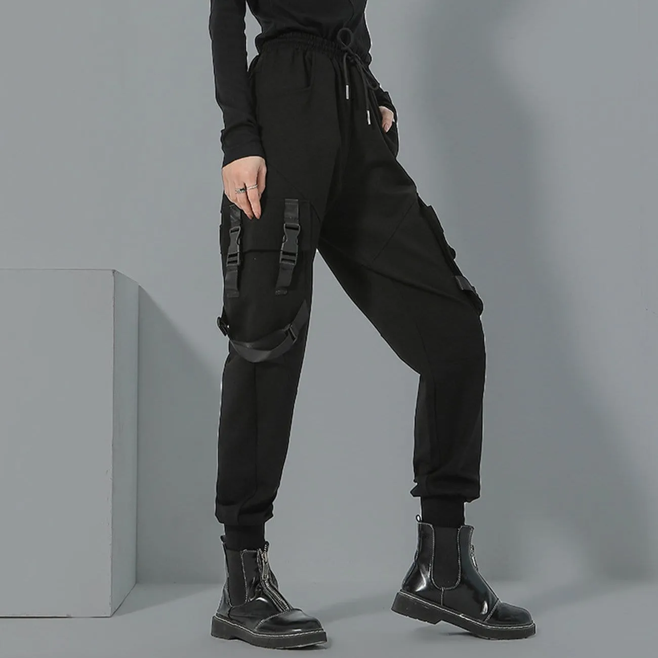 WLS Techwear Ribbons Function Pants