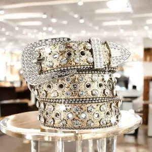 Women's Rhinestone Western Belts